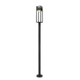 thumbnail image 1 of Z Lite 585PHBR-567P-BK-LED 101 in. Barwick LED Black Outdoor Post Mounted Fixture, 1 of 4