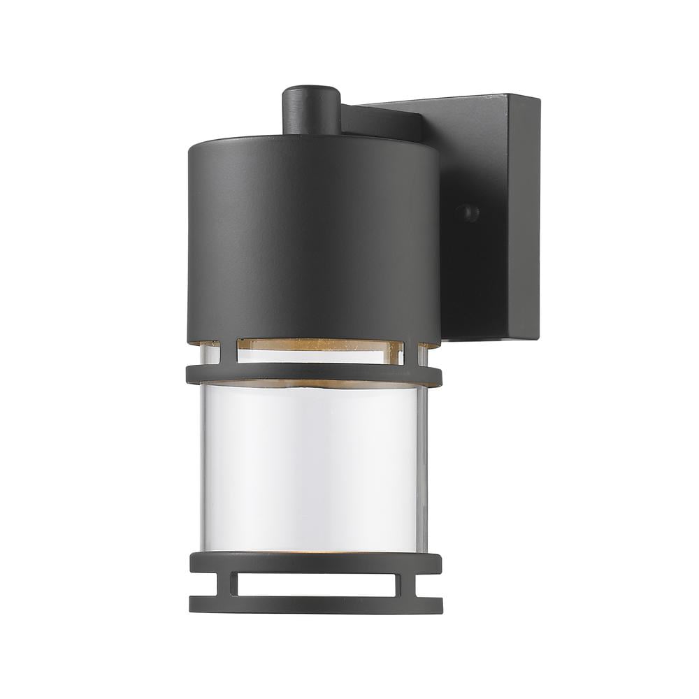 Barwick 29" Tall Black Aluminum LED Outdoor Pier Mount Light