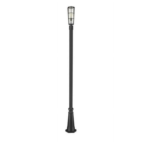 1 Light Outdoor Post Mount In Traditional Style-113.25 Inches Tall And 6 Inches Wide Z-Lite 591Phb-519P-Bk