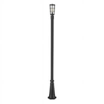 1 Light Outdoor Post Mount In Traditional Style-109.25 Inches Tall And 6 Inches Wide Z-Lite 591Phm-519P-Bk