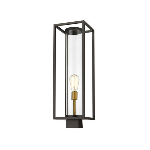 Z-Lite 594Phmr-519P Sheridan 18" Tall Outdoor Single Head Post Light - Black