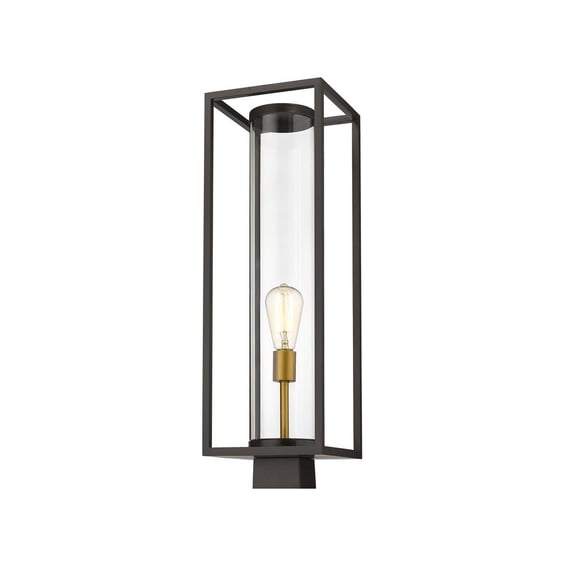 Z-Lite 594Phmr-519P Sheridan 18" Tall Outdoor Single Head Post Light - Black