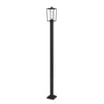 thumbnail image 1 of Z-Lite 594Phms-536P Sheridan 111" Tall Outdoor Single Head Post Light - Black, 1 of 8