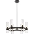 thumbnail image 1 of 4008-6MB-Z-Lite-Datus - 6 Light Chandelier In Restoration Style-13 Inches Tall and 26 Inches Wide-Matte Black Finish, 1 of 2