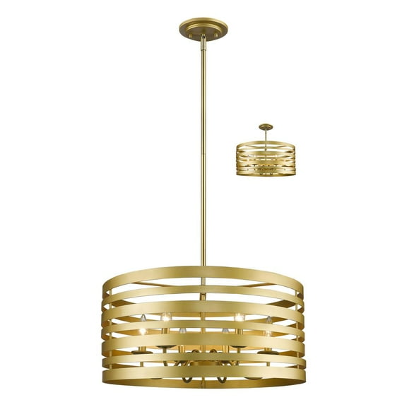 Z-Lite 6 Light Semi Flush Mount