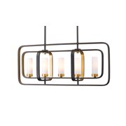 Z-Lite Aideen 5 Light Kitchen Island Pendant in Bronze Gold