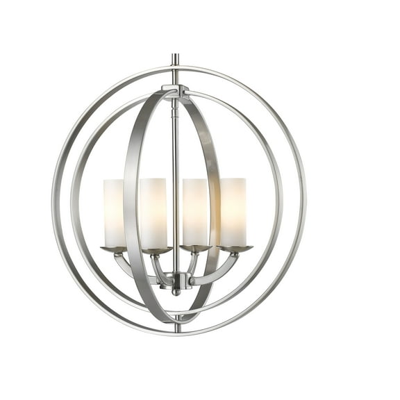 Z-Lite 6002-4S Ashling 4 Light 19" Wide Globe Chandelier - Nickel