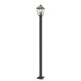thumbnail image 1 of Z-Lite 6005-4 Braum 4 Light 10-19/32" Wide Pendant - Bronze, 1 of 2
