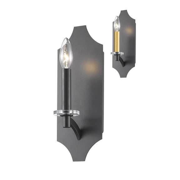 6008-1S-BRZ-Z-Lite-Zander - 1 Light Wall Sconce in Metropolitan Style - 4.75 Inches Wide by 13 Inches High-Bronze Finish
