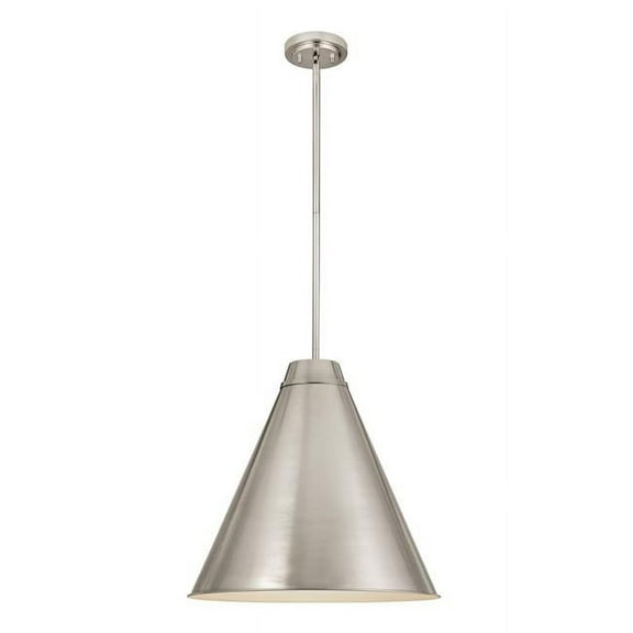 1 Light Pendant-Brushed Nickel Finish Z-Lite 6011P24-Bn