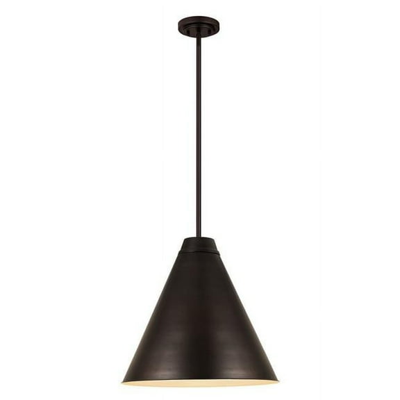 1 Light Pendant-Bronze Plate Finish Z-Lite 6011P24-Bp