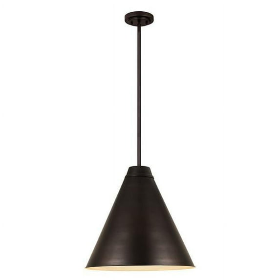 1 Light Pendant-Bronze Plate Finish Z-Lite 6011P24-Bp