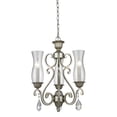 thumbnail image 1 of Z-Lite 720-3 Melina 3 Light Chandelier - Silver, 1 of 2