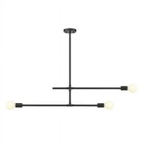 Z Lite 731-3MB 4.75 in. Modernist Three Light Chandelier, Matte Black