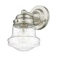 thumbnail image 1 of Z Lite 736-1S-BN 6.0 in. Vaughn 1 Light Wall Sconce, Brushed Nickel, 1 of 8