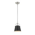 thumbnail image 1 of 10 Light Chandelier In Architectural Style-10.5 Inches Tall And 23.25 Inches Wide-Matte Black Finish Z-Lite 737-10Mb, 1 of 5