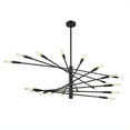 thumbnail image 1 of Z Lite 737-20MB 48 in. Ascension 20 Light Chandelier, Matte Black, 1 of 5