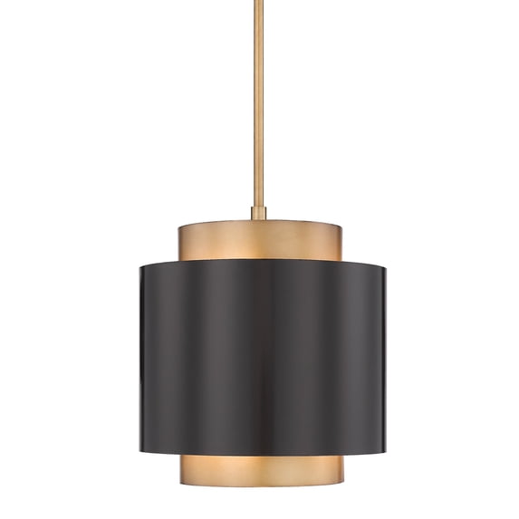 Z-Lite 739P12 Harlech 13" Wide Pendant - Bronze / Rubbed Brass