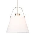 thumbnail image 1 of 743P12-BN-Z-Lite-Z-Studio - 1 Light Pendant In Farmhouse Style-14 Inches Tall and 12.5 Inches Wide-Brushed Nickel Finish, 1 of 7
