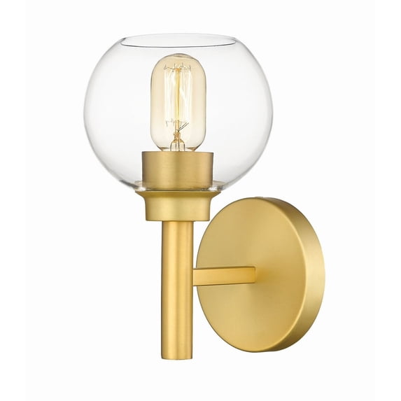 7502-1S-BG-Z-Lite-Sutton - 1 Light Wall Sconce In Modern Style-10.25 Inches Tall and 6 Inches Wide-Brushed Gold Finish