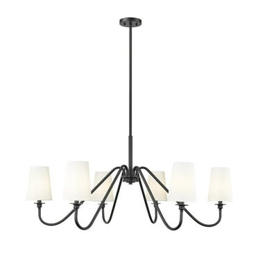 Z-Lite 7509-6-46 Gianna 6 Light 47" Wide Chandelier - Black