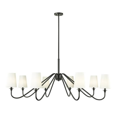 Z-Lite 7509-8-60 Gianna 8 Light 61" Wide Chandelier - Black