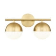 thumbnail image 1 of Z-Lite 7517-2V Realm Sphere 2 Light 16" Wide Vanity Light - Gold, 1 of 7