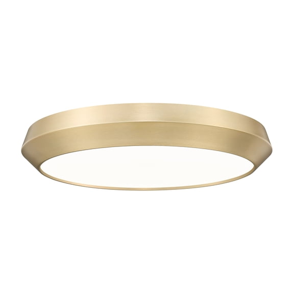 Z-Lite 7701F20-MGLD-LED Quasars 20" Wide Led Flush Mount Ceiling Fixture - Gold