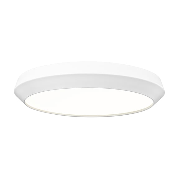 Z-Lite 7701F20-MW-LED Quasars 20" Wide Led Flush Mount Ceiling Fixture - White