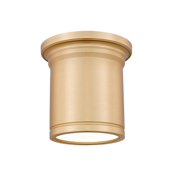 Z-Lite 7702F8-MGLD-LED Bentley 8" Wide Led Flush Mount Ceiling Fixture - Gold