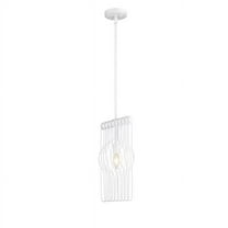 Z Lite 801MP-WH 7 in. Contour 1 Light White Mini Pendant Ceiling Light
