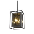 thumbnail image 1 of Z-Lite Infinity 3 Light Mirror Glass Steel Mini Pendant in Misty Charcoal, 1 of 7