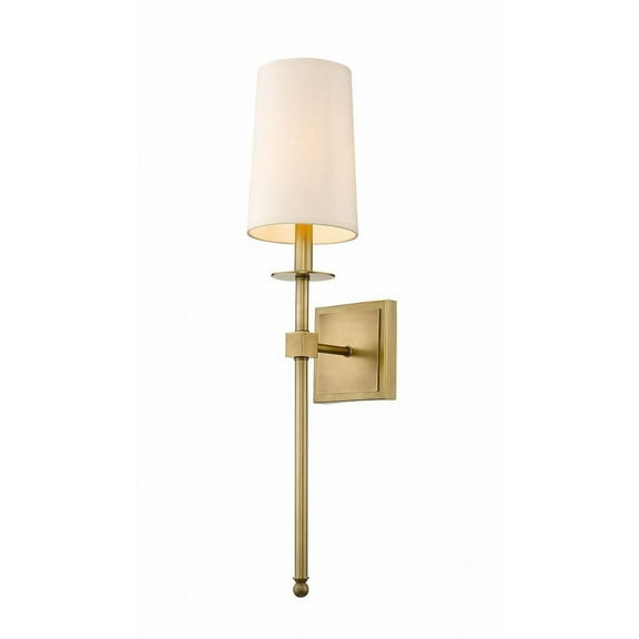 Z Lite 811-1S-RB 6 in. Camila 1 Light Rubbed Brass Wall Sconce