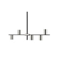 thumbnail image 1 of 814-5MB-PN-Z-Lite-Calumet - 5 Light Chandelier In Architectural Style-16.5 Inches Tall and 18 Inches Wide Mate Black/Polished Nickel  Matte Black/Olde, 1 of 7