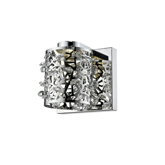 Z-Lite 906-1S-Led Fortuna 1 Light 4-23/32" High Integrated Led Wall Sconce - Chrome