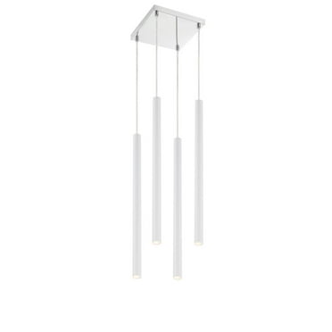 Z-Lite 914-12 Nimbus 1 Light 12" Wide Pendant - Chrome
