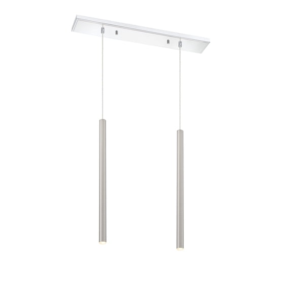 Z-Lite 917MP24-BN-LED-2LCH Island Lighting Chrome Steel Forest Chrome
