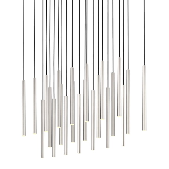 Z-Lite 919MP24-23L-BN-LED Forest 54" Wide Linear Chandelier - Nickel