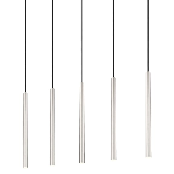 Z-Lite 919MP24-5L-BN-LED Forest 42" Wide Linear Chandelier - Nickel