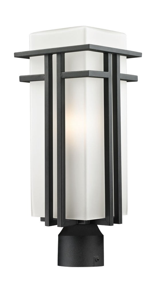 Z-Lite - Abbey - 1 Light Outdoor Post Mount Lantern in Art Deco Style - 7.75