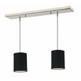 thumbnail image 1 of Z-Lite Albion 2 Light Steel Island Pendant in Black and Brushed Nickel, 1 of 1
