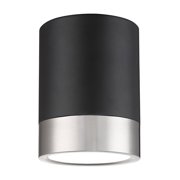 Z-Lite 1006F6-MB-BN-LED Algar 6 Wide Led Flush Mount Ceiling Fixture - Black