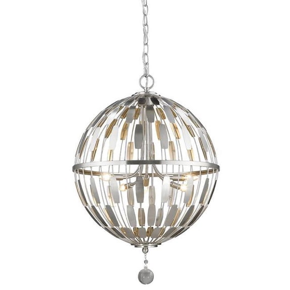 Z-Lite - Almet - 5 Light Pendant in Metropolitan Style - 18.25 Inches Wide by
