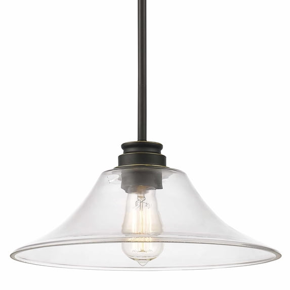 Z-Lite Annora 1 Light Mini Pendant in Olde Bronze