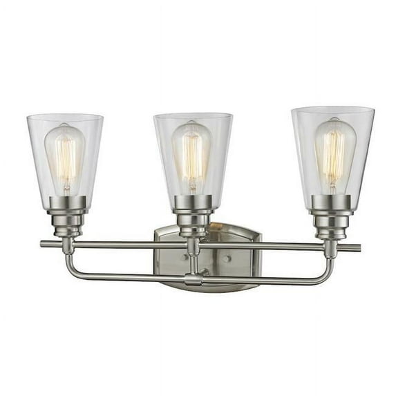 Z-Lite Annora 3 Light Vanity Light in Brushed Nickel