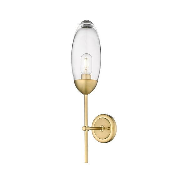 Z-Lite Arden 1 Light Wall Sconce Rubbed Brass