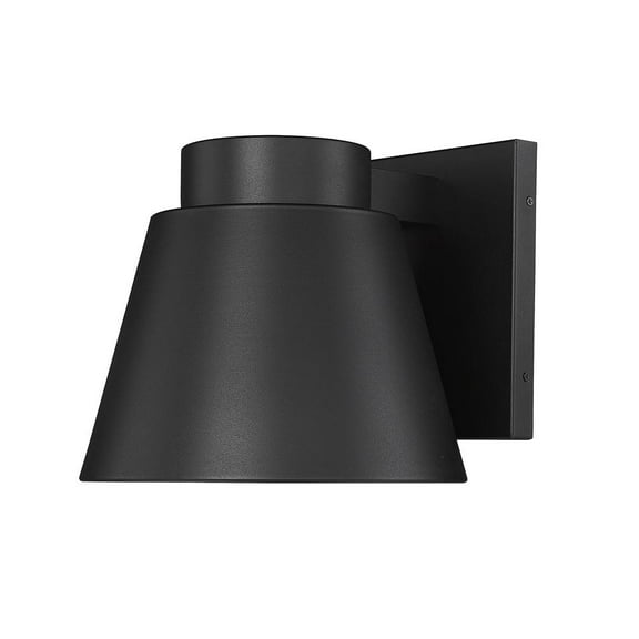 Z-Lite Asher 1 Light Outdoor Wall Sconce Black