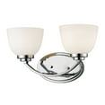 thumbnail image 1 of Z-Lite Ashton Chrome Transitional; Fusion; Contemporary Vanity Light w/ 2 Light 100W - 443-2V-CH, 1 of 2