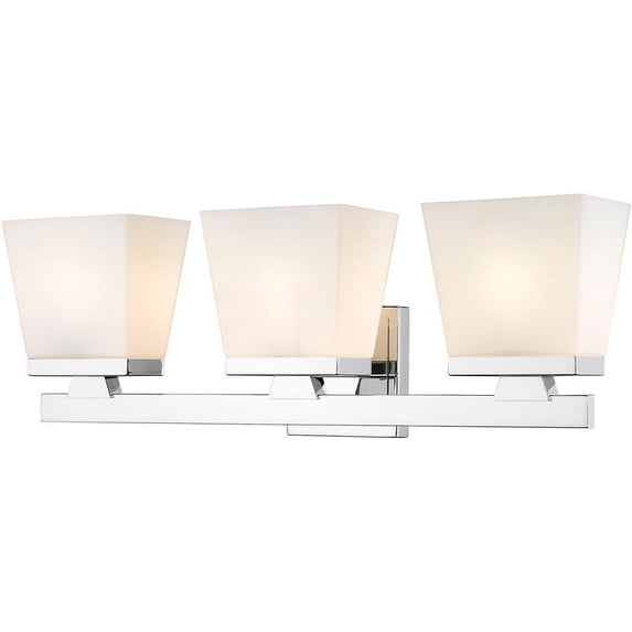 1937-3V-CH-Z-Lite-Astor - 3 Light Bath Vanity In Modern Style-7.75 Inches Tall and 23 Inches Wide-Chrome Finish