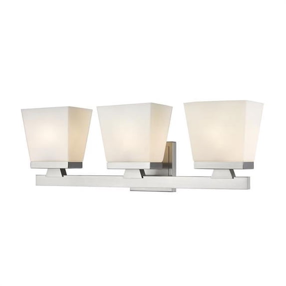 3 Light Bath Vanity In Modern Style-7.75 Inches Tall And 23 Inches Wide-Brushed Nickel Finish Z-Lite 1937-3V-Bn